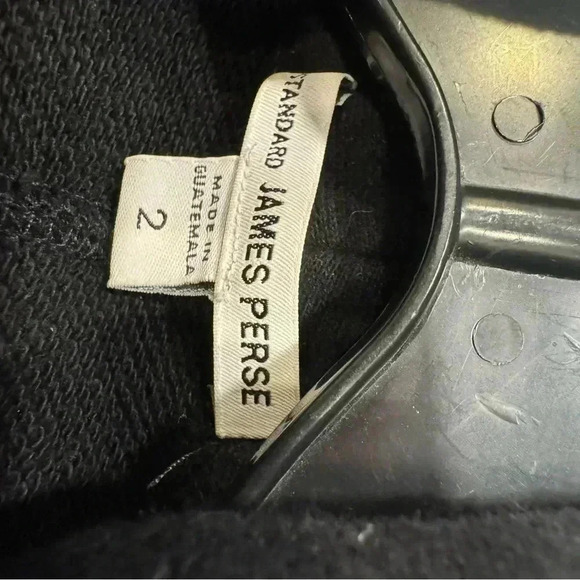 Standard James Perse Black Stretch Cotton One Button Knit Blazer Size 2 Small - Picture 4 of 9